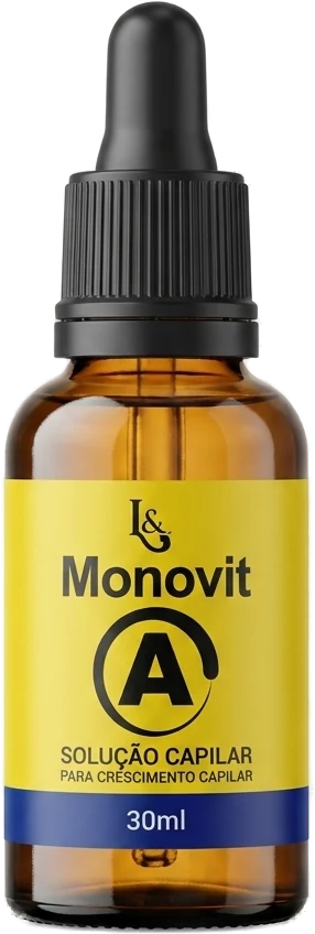 Frasco do Tônico Monovit A, 30 ml, com conta-gotas